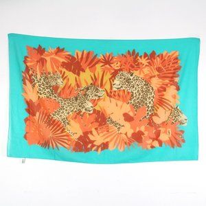 YSL Rare Vintage Leopard Scarf